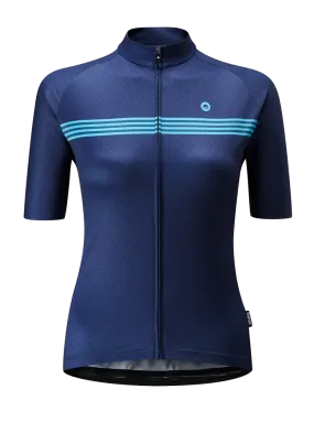 Chapeau! Madeleine Polka Stripe Women Jersey - Indigo
