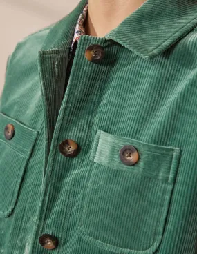 Cord Shacket-Sage Green