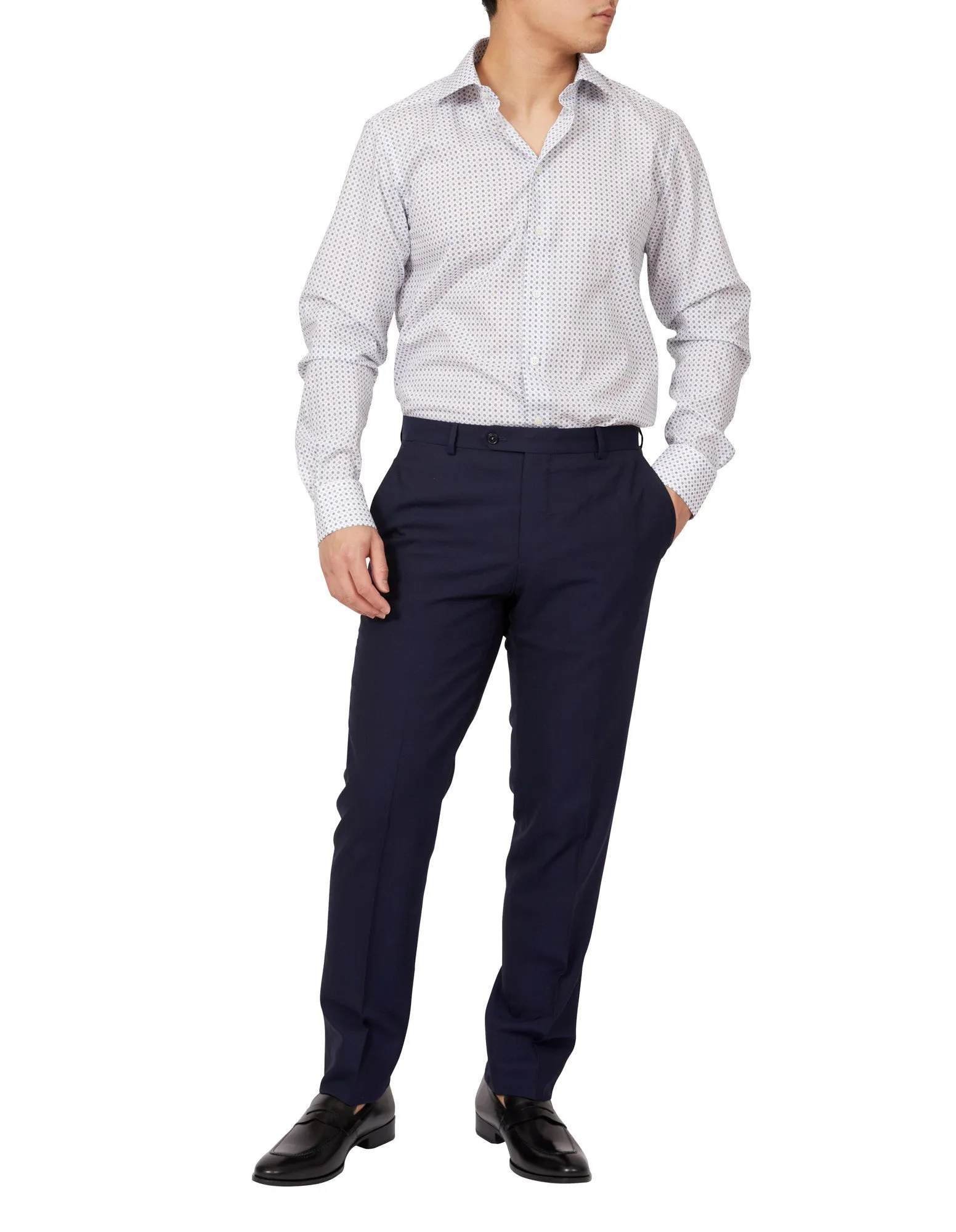 HENRY SARTORIAL Casual Shirt WHITE