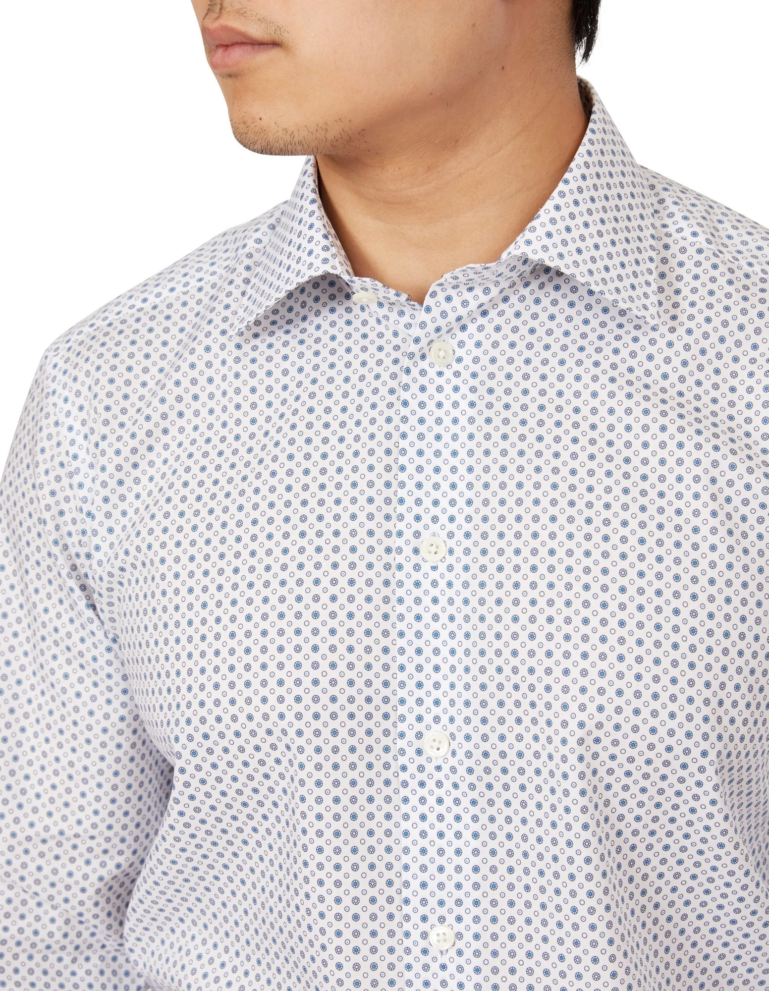 HENRY SARTORIAL Casual Shirt WHITE