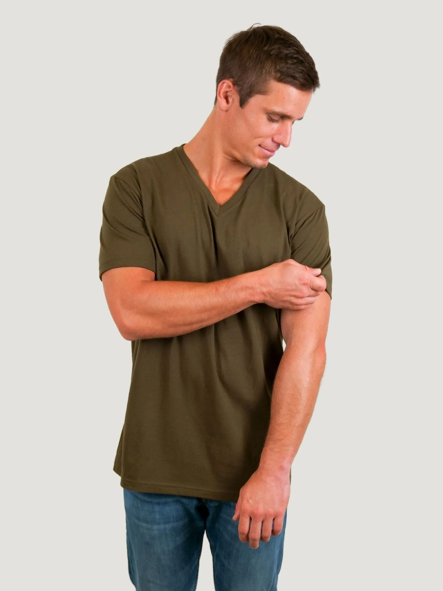 Olive V-Neck FINAL SALE