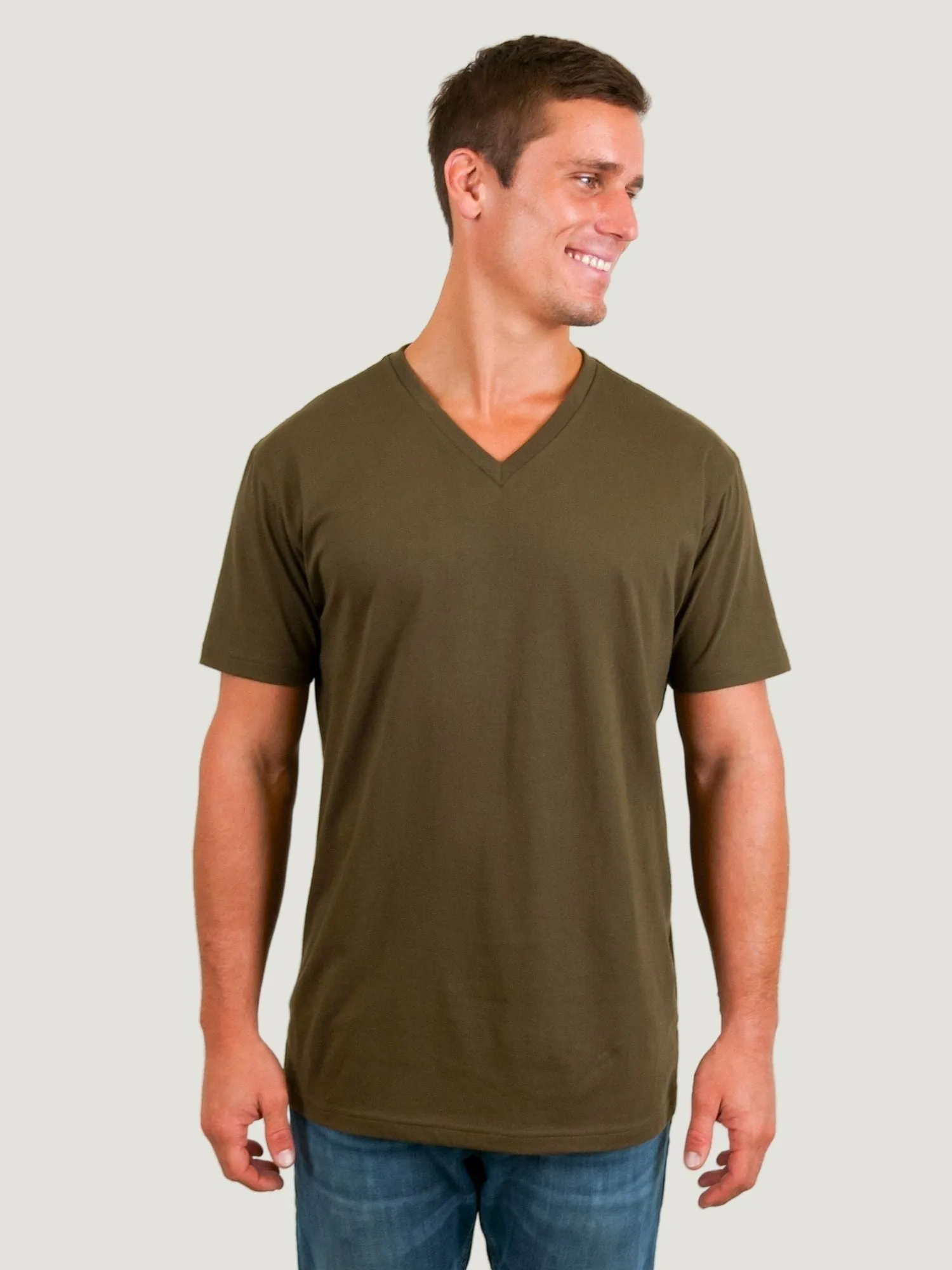 Olive V-Neck FINAL SALE