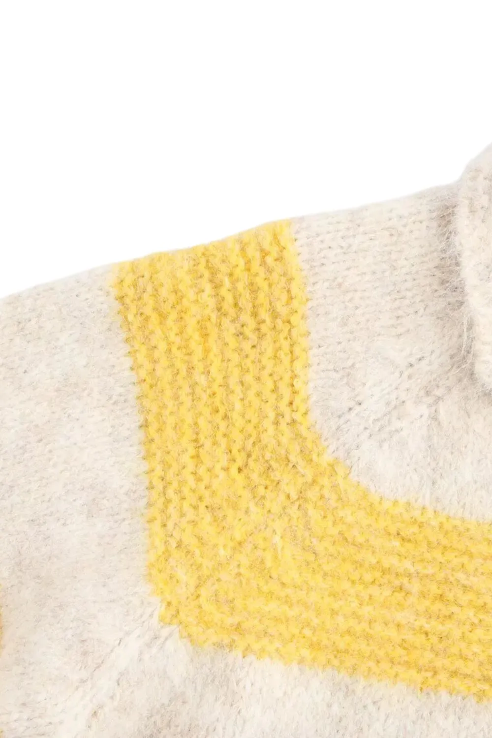 'Paige' Collared Striped Knit Sweater