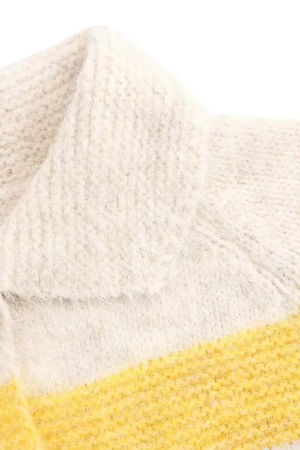 'Paige' Collared Striped Knit Sweater