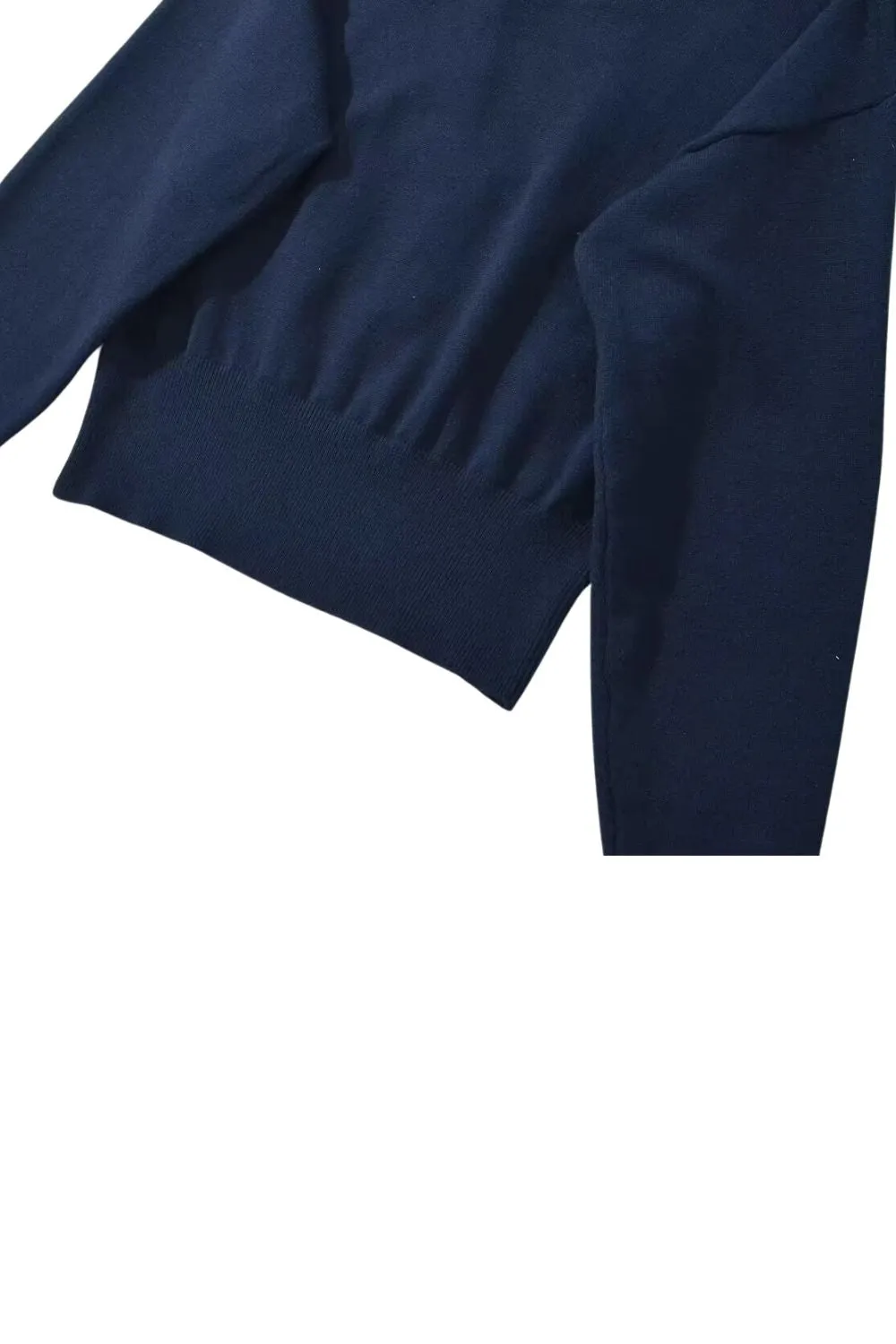 'Paisley' Stylish Preppy Contrast Knit Top