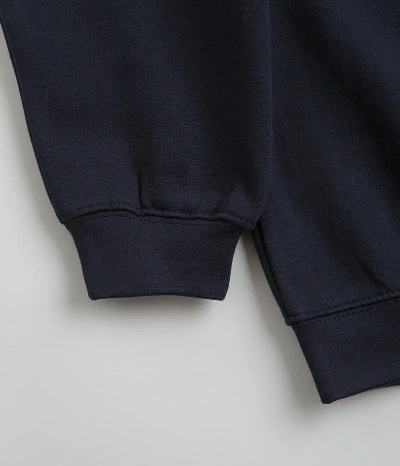 Poetic Collective Heavy Polo Sweatshirt - Dark Navy