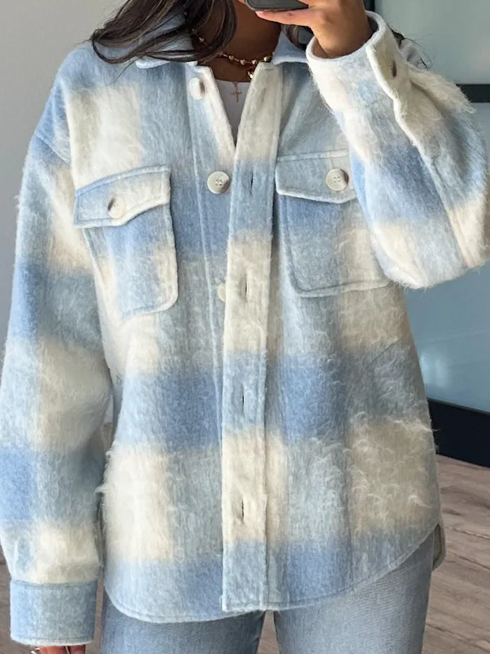 Tyler Flannel Shacket |  Plus Available