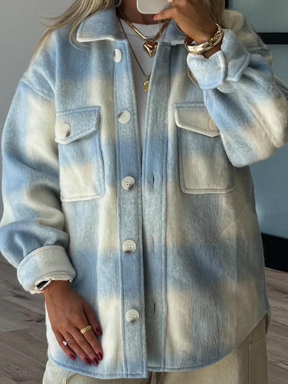 Tyler Flannel Shacket |  Plus Available