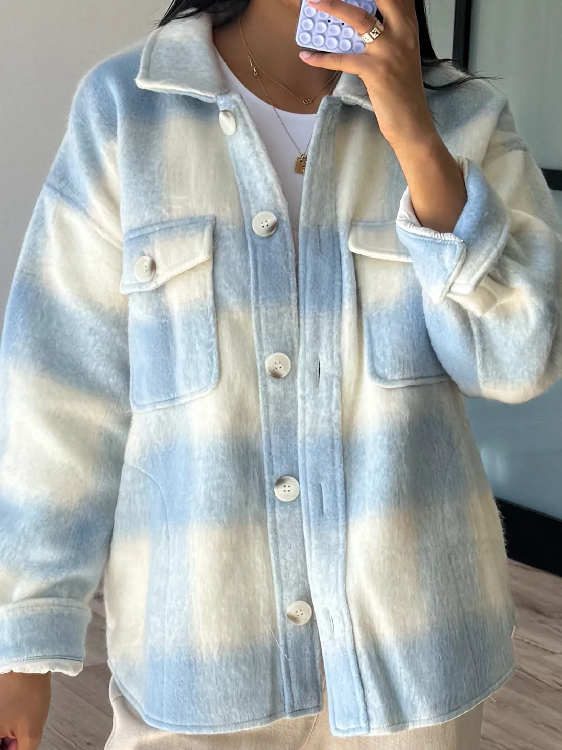 Tyler Flannel Shacket |  Plus Available